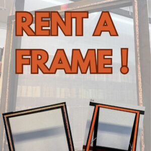 RENT-A-FRAME (120 x 120 cm)